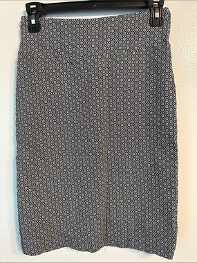 True Envy Women's Black & White Patterned Pencil Skirt Size S